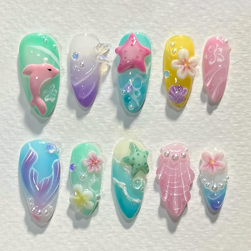 Decorating Tip Set - 30 шт., летний пресс на ногтях,