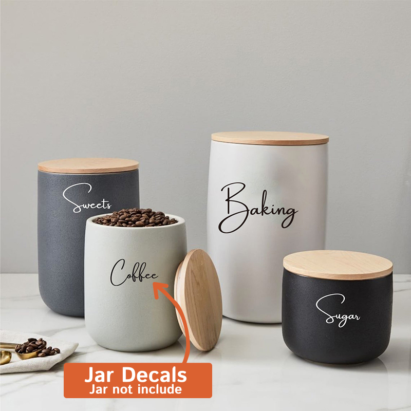 Kitchen.Baking Labels - Только наклейка, 8 шт., кухонная организация,