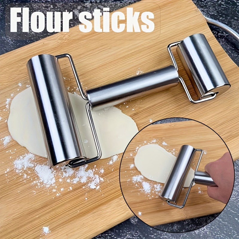 Kitchen Baking Machine - Скалка с двойной головкой из нержавеющей