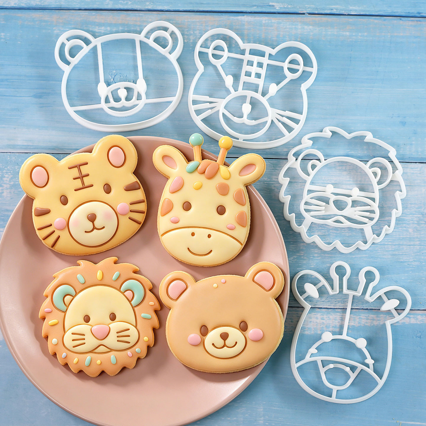 Kitchen Baking Cookies - Набор из 4 формочек для печенья