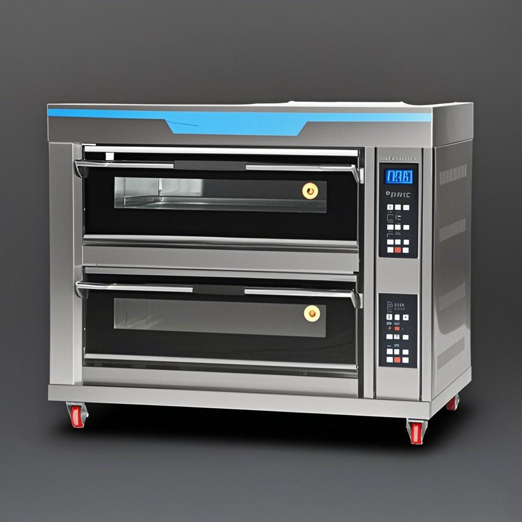 Commercial Kitchen Baking Oven - Промышленная печь для выпечки, двухъярусная, с