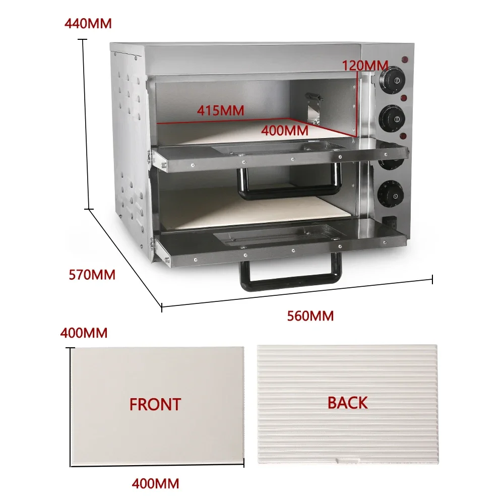 HomeWise Коммерческая двухслой – обзор и цена Commercial Kitchen Baking Oven