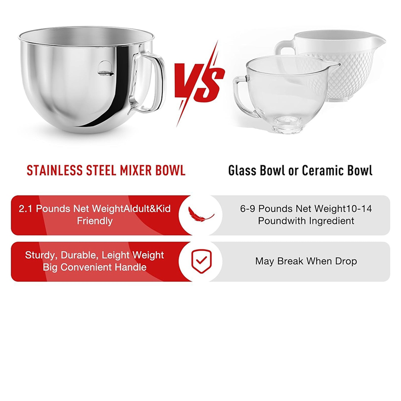 ABNP Профессиональный крючок и – обзор и цена Kitchenaid Baking Bowl