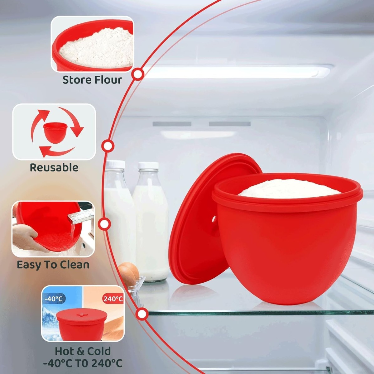 Силиконовая вставка для чаши м – обзор и цена Kitchenaid Baking Bowl