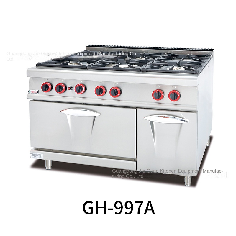 Газовая плита Jie Guan GH-797A – обзор и цена Commercial Kitchen For Baking
