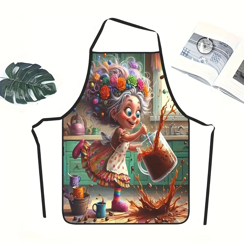 Забавный кухонный фартук с изо – обзор и цена Kitchen Witch Baking