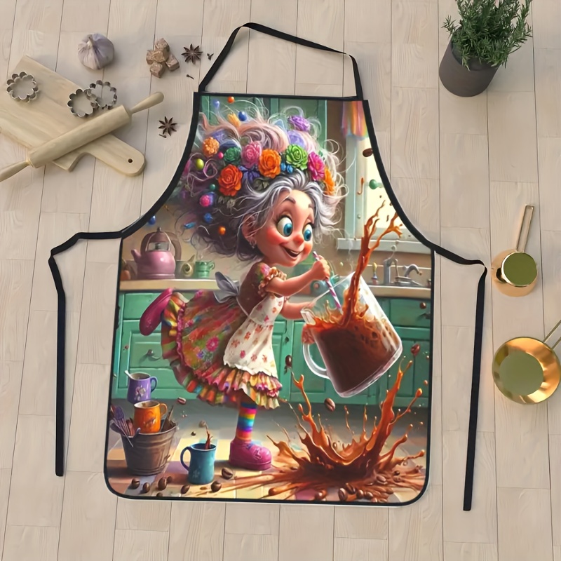 Забавный кухонный фартук с изо – обзор и цена Kitchen Witch Baking
